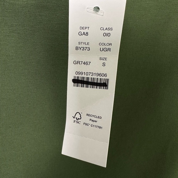 J. Crew Fitted mockneck tank top in stretch cotton blend  Utility Green BY373 - Picture 5 of 10